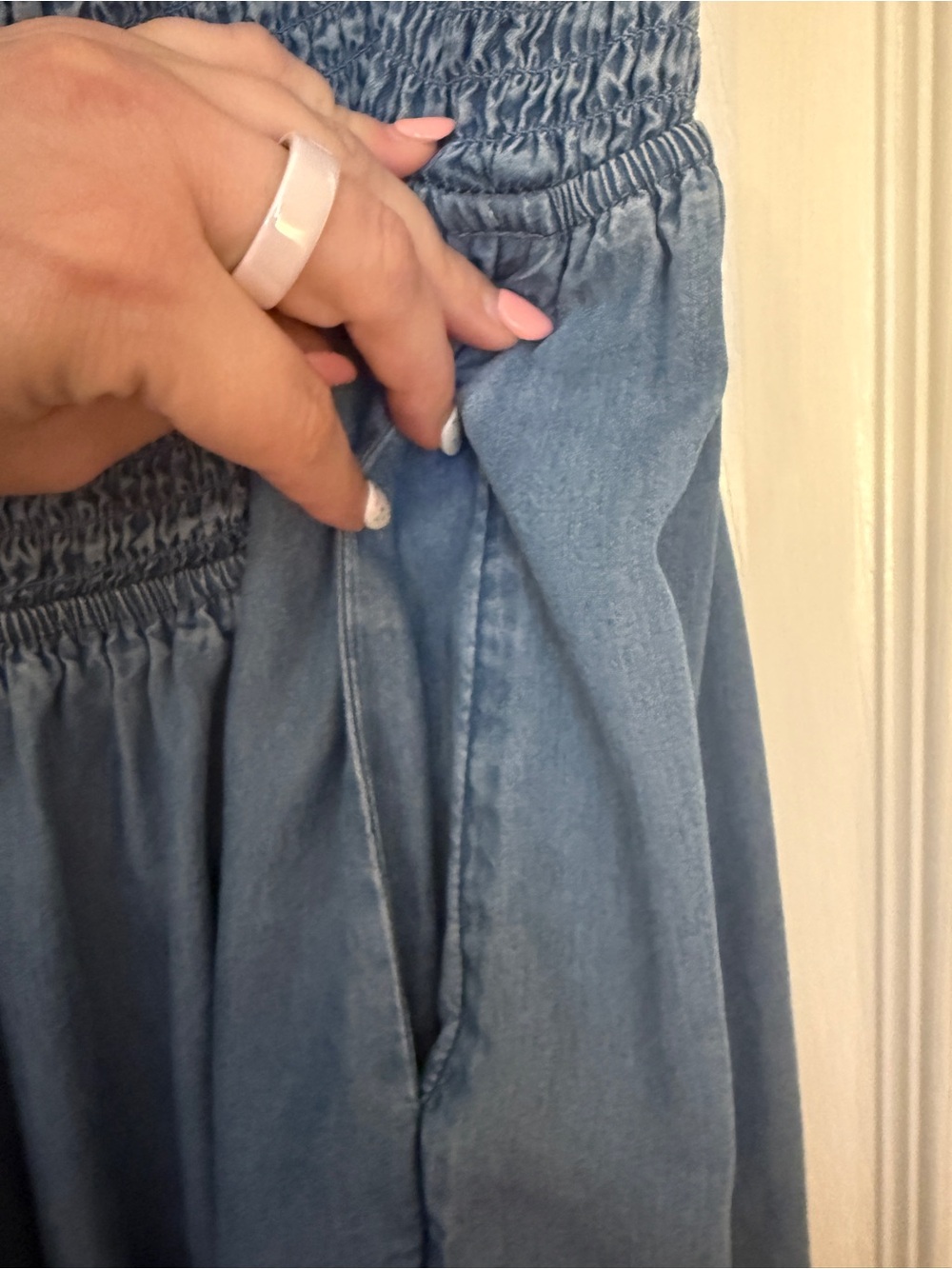 Torrid chambray dress, size 2 (with pockets!) - Picture 5 of 6
